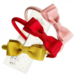 SWEET BOW THREE COLORS...
